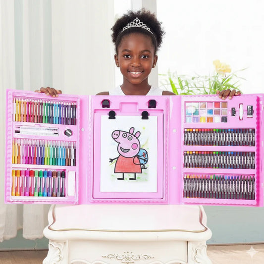 🎨 Le Super Kit Créatif 208 Pièces – Le Cadeau Qui Réveille le Génie Artiste de Votre Enfant !