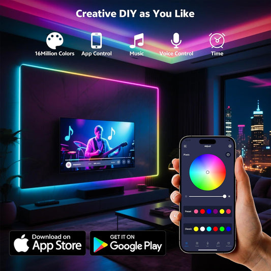 NeoLight - RGB – Bande Lumineuse Néon Intelligente