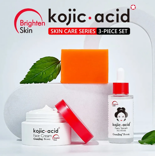 Coffret Kojic Acid (Savon + serum + crème)