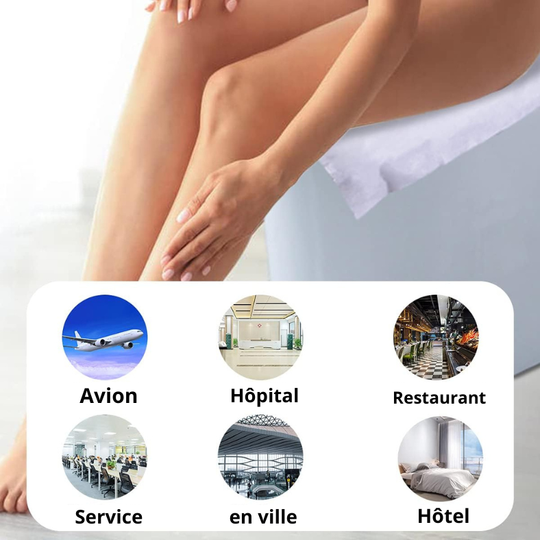 Housse de toilette ultra-hygiénique ( pack de 10 )