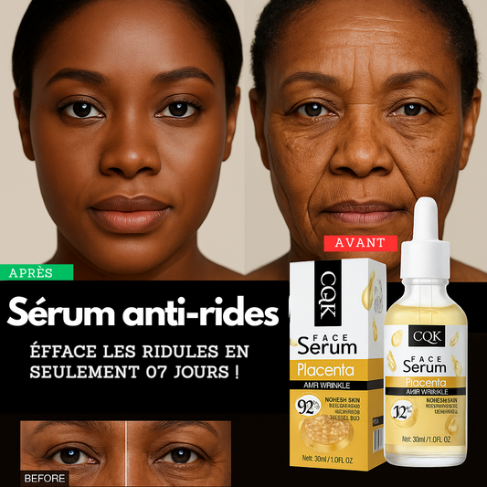 Sérum anti-rides au placenta