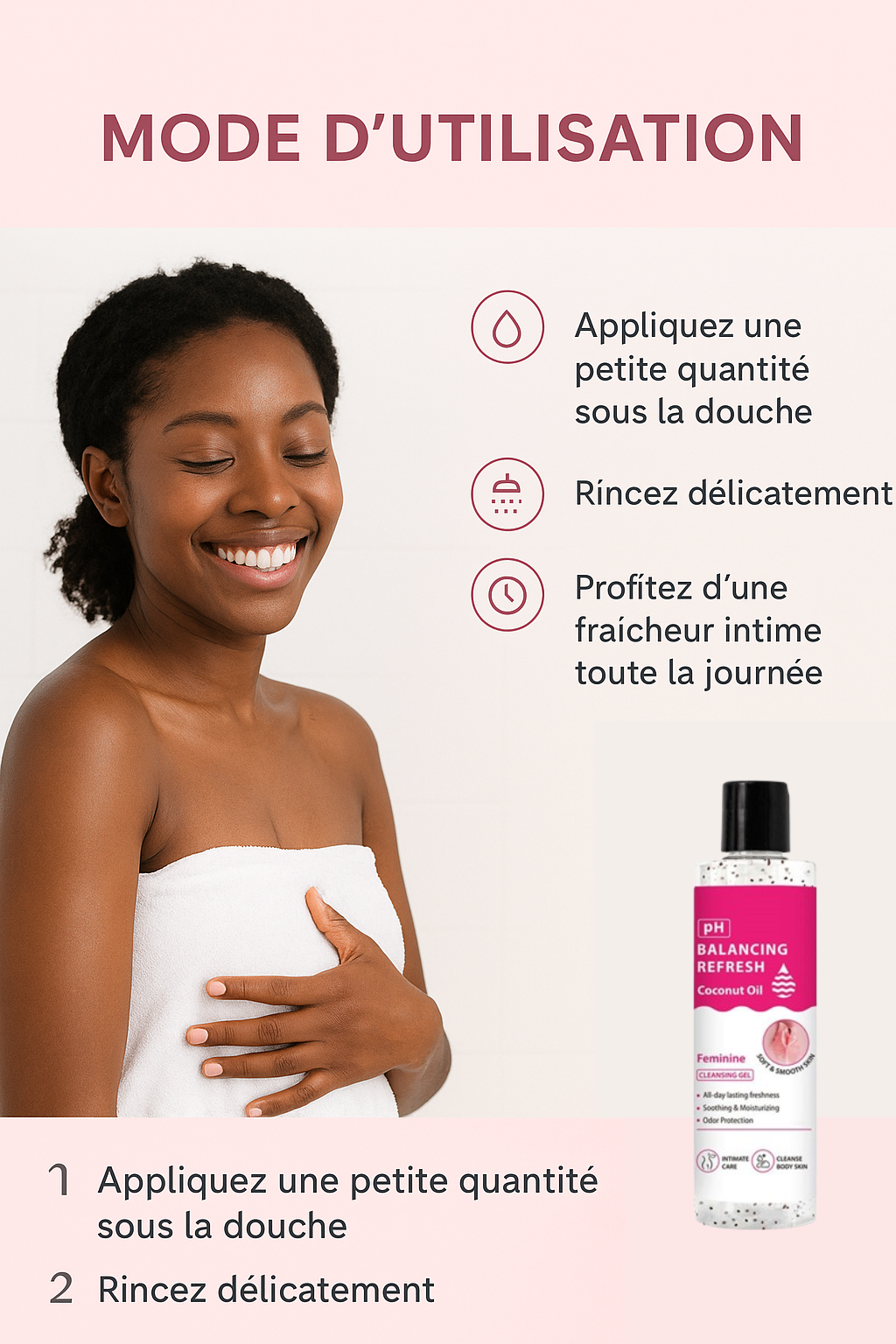 Gel Intime pH – Fraîcheur & Confiance 🌸